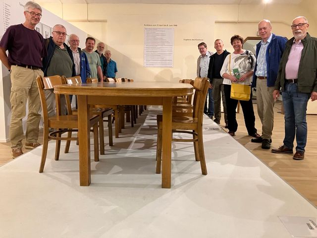 Grünes Treffen im Museum Währungsreform 1948