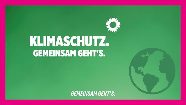 Klimaschutz. Gemeinsam geht’s.